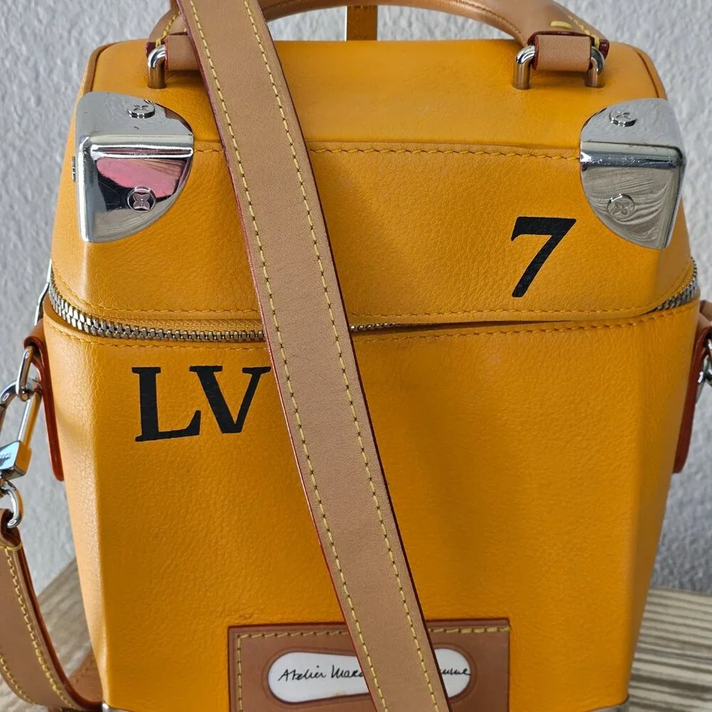 Louis Vuitton #7 Vertical Box Trunk Saffron